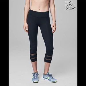 Live Love Dream Aeropostale Cropped Mesh Leggings